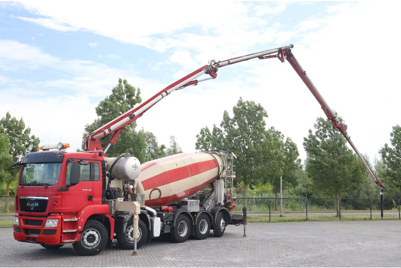 MAN TGS 50.440 | 10X4*6 | SARAKA 28 METER | 8M3 MIXER - Auto pumpa za beton: slika 1 MAN TGS 50.440 | 10X4*6 | SARAKA 28 METER | 8M3 MIXER - Auto pumpa za beton: slika 1