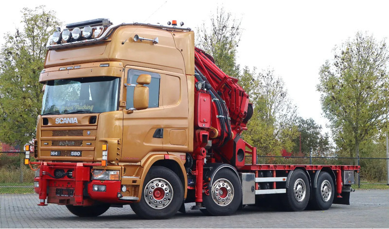 Scania R164-580 V8 8X2 | COPMA 990 | JIB | 6+4 EXT | WINCH | REMOTE - Kamion sa dizalicom: slika 1 Scania R164-580 V8 8X2 | COPMA 990 | JIB | 6+4 EXT | WINCH | REMOTE - Kamion sa dizalicom: slika 1