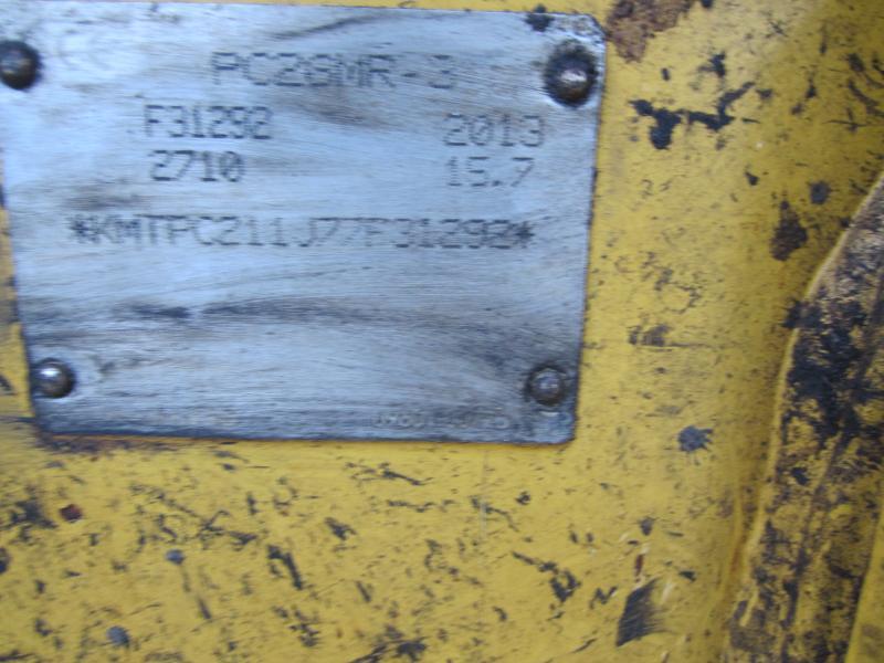 Mini bager Komatsu PC26MR-3: slika 8
