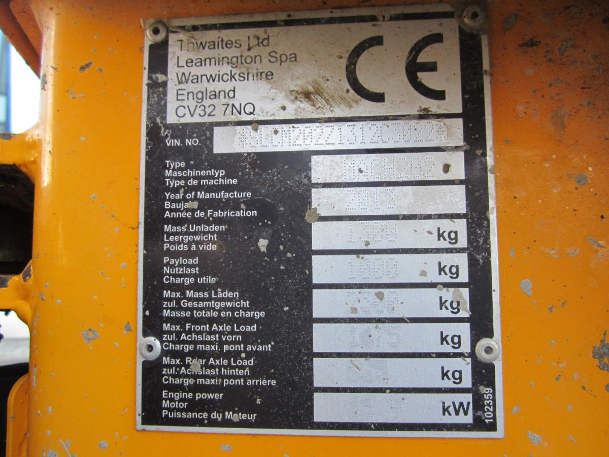 Mini kiper Thwaites MACH 202: slika 11 Mini kiper Thwaites MACH 202: slika 11