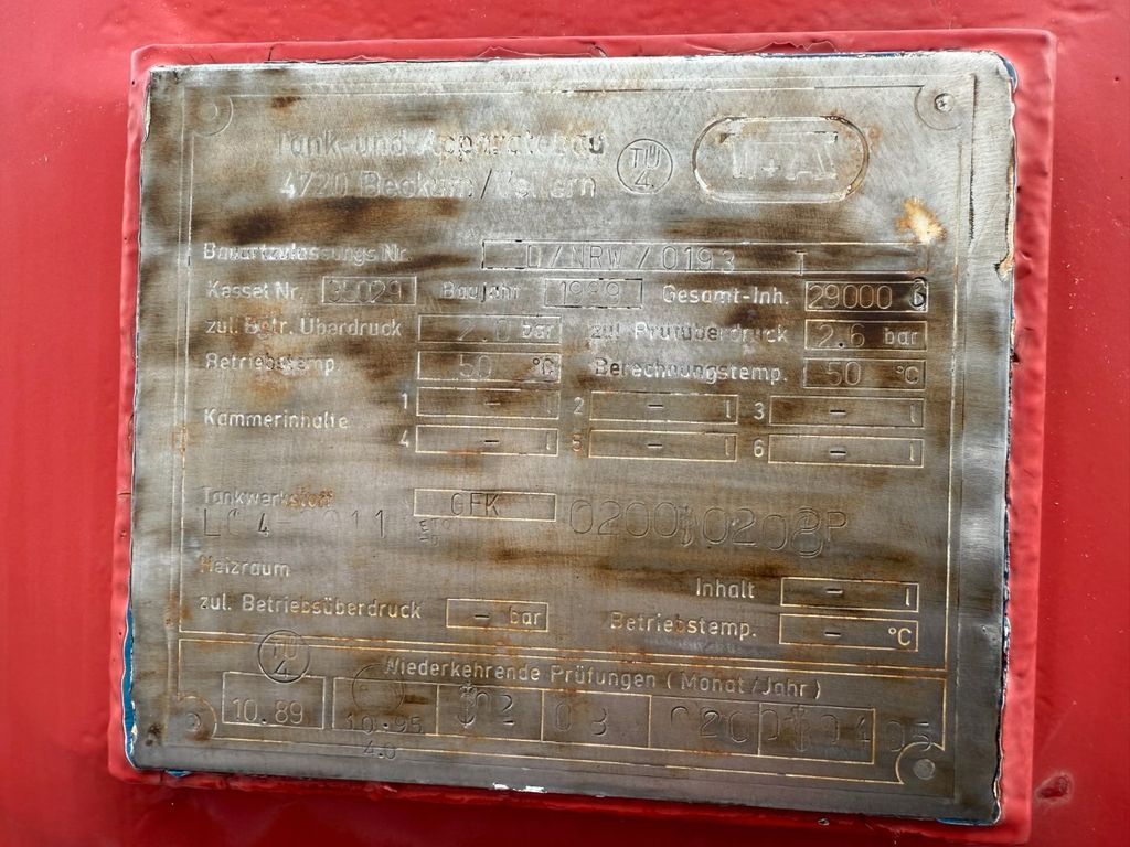 Poluprikolica cisterna Blumhardt 3 axle 29.000 L ADR Tank trailer Blumhardt 3 axle 29.000 L ADR Tanktrailer: slika 7 Poluprikolica cisterna Blumhardt 3 axle 29.000 L ADR Tank trailer Blumhardt 3 axle 29.000 L ADR Tanktrailer: slika 7