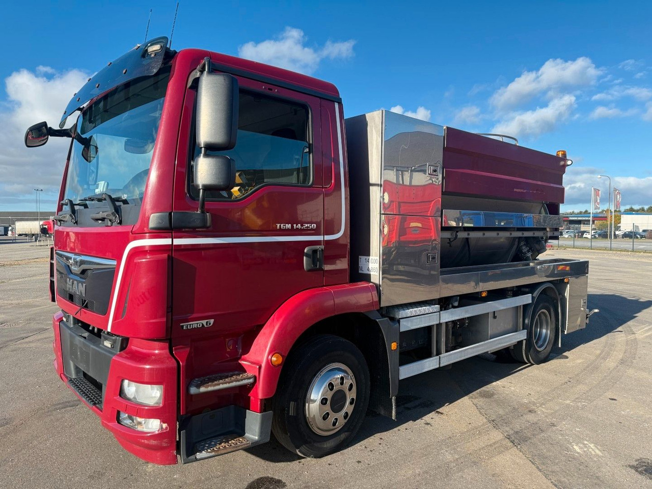 MAN TGM 14.250 VM-Tarm Stainless Steel 4000 l. Kombi - Vakuumska cisterna: slika 1 MAN TGM 14.250 VM-Tarm Stainless Steel 4000 l. Kombi - Vakuumska cisterna: slika 1