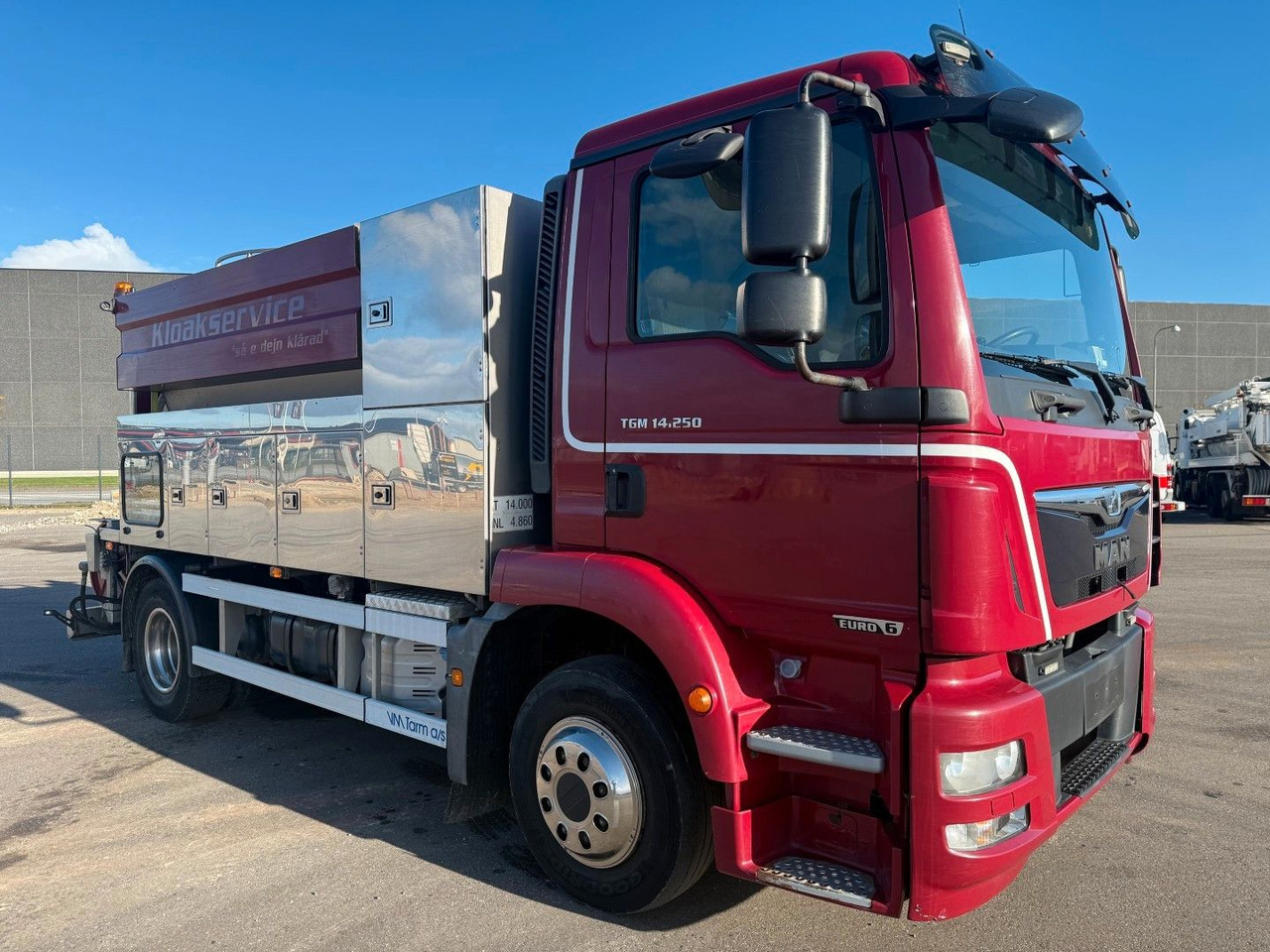 MAN TGM 14.250 VM-Tarm Stainless Steel 4000 l. Kombi - Vakuumska cisterna: slika 2 MAN TGM 14.250 VM-Tarm Stainless Steel 4000 l. Kombi - Vakuumska cisterna: slika 2