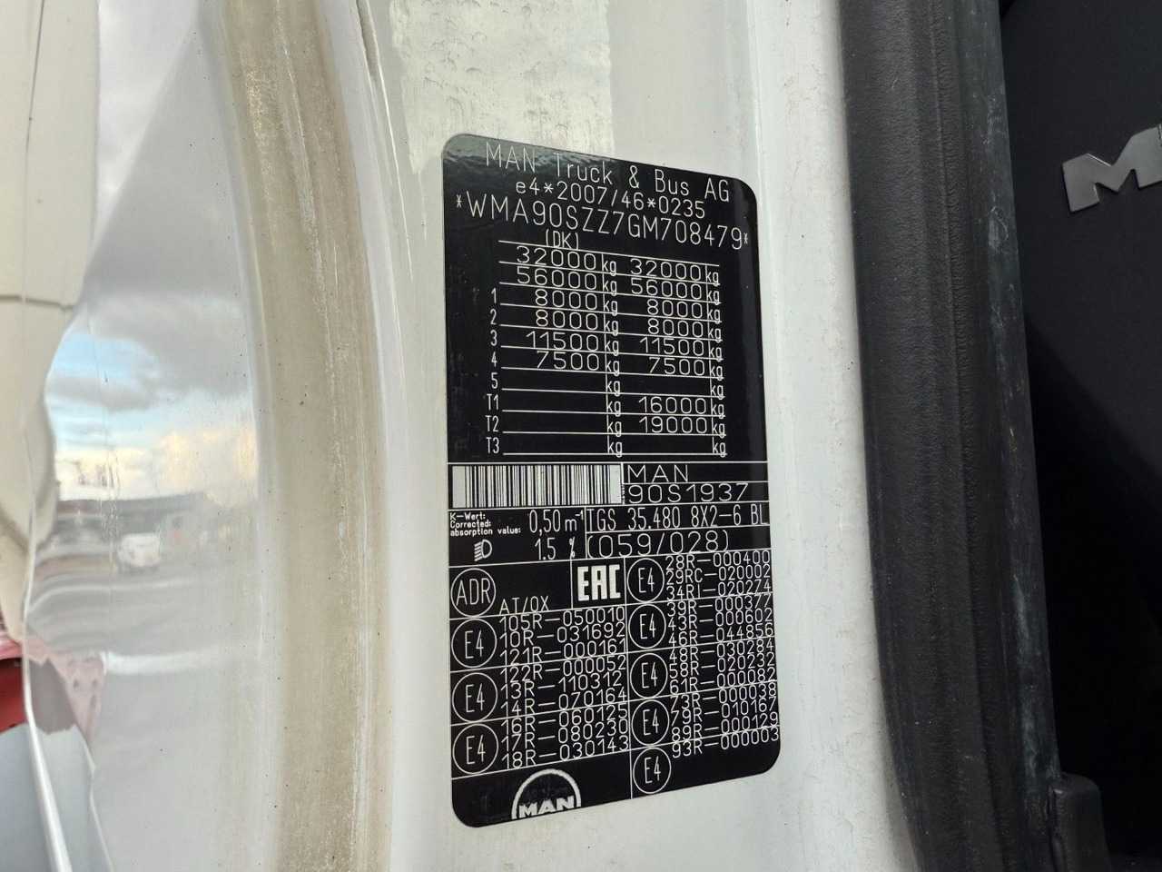 Kamion cisterna MAN TGS 35.480 8x2*6 Euro 6 23.000 l ADR Tanktruck: slika 20