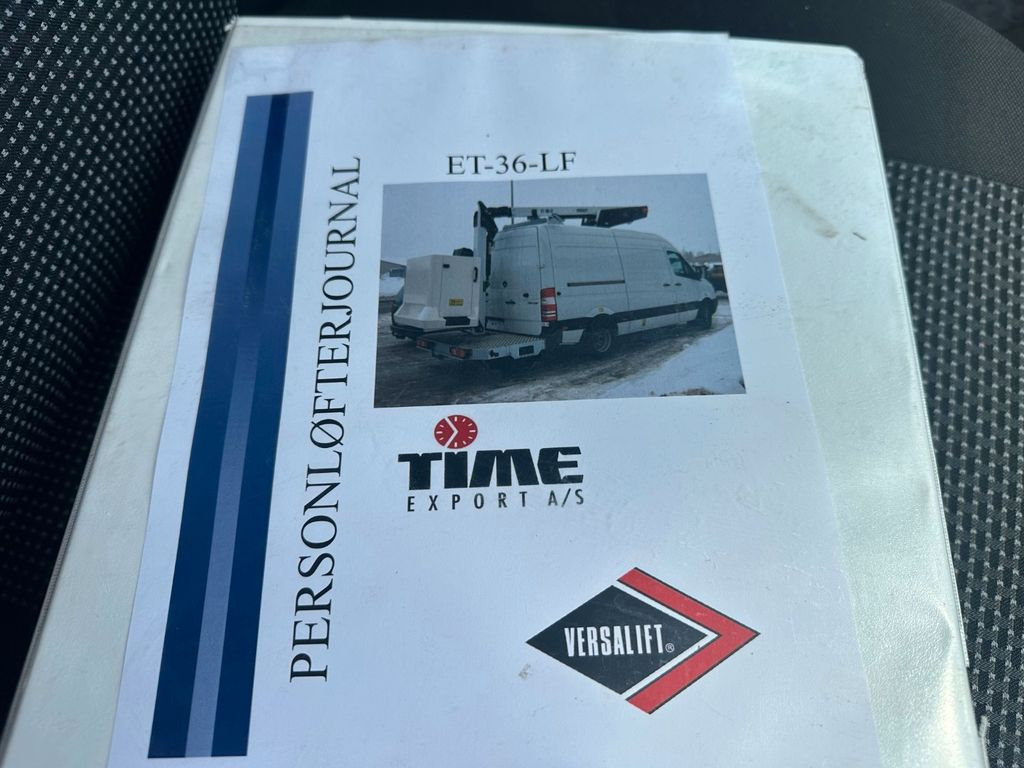 Vazdušna platforma montirana na kamion, Dostavno vozilo Mercedes-Benz Sprinter 516 CDI Versalift ET-36-LF 13,7 m.: slika 12