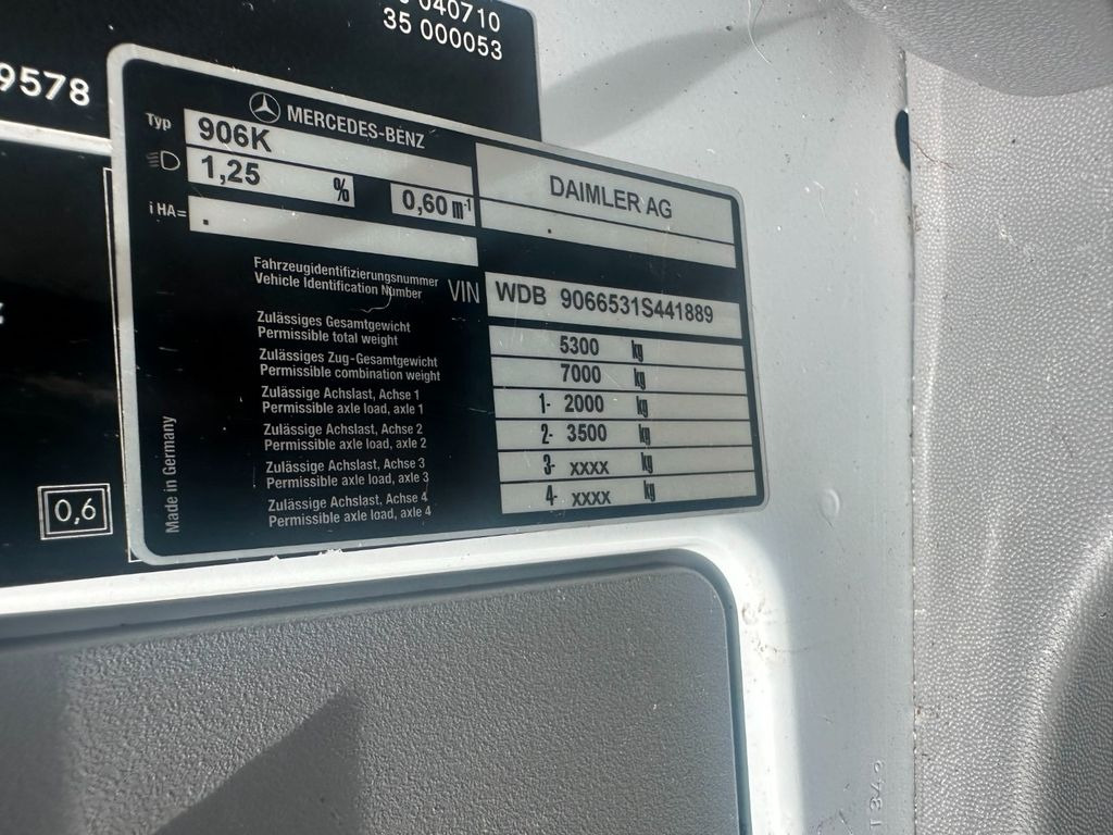 Vazdušna platforma montirana na kamion, Dostavno vozilo Mercedes-Benz Sprinter 516 CDI Versalift ET-36-LF 13,7 m.: slika 8