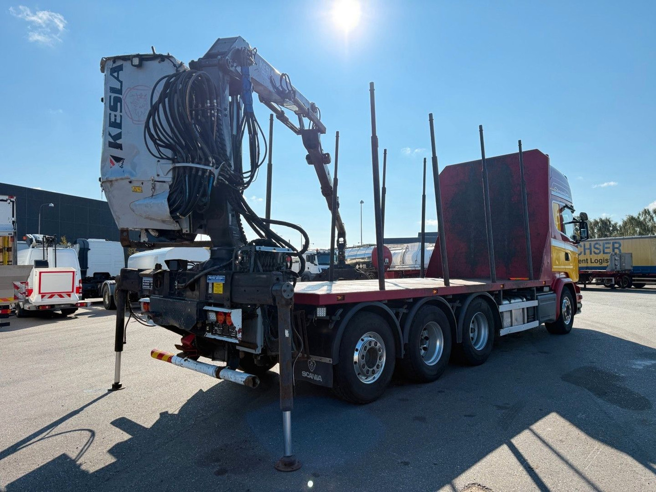 Scania R580 V8 8x4*4 Crane Kesla 21127 / Woodtransport - Kamion sa dizalicom: slika 3 Scania R580 V8 8x4*4 Crane Kesla 21127 / Woodtransport - Kamion sa dizalicom: slika 3