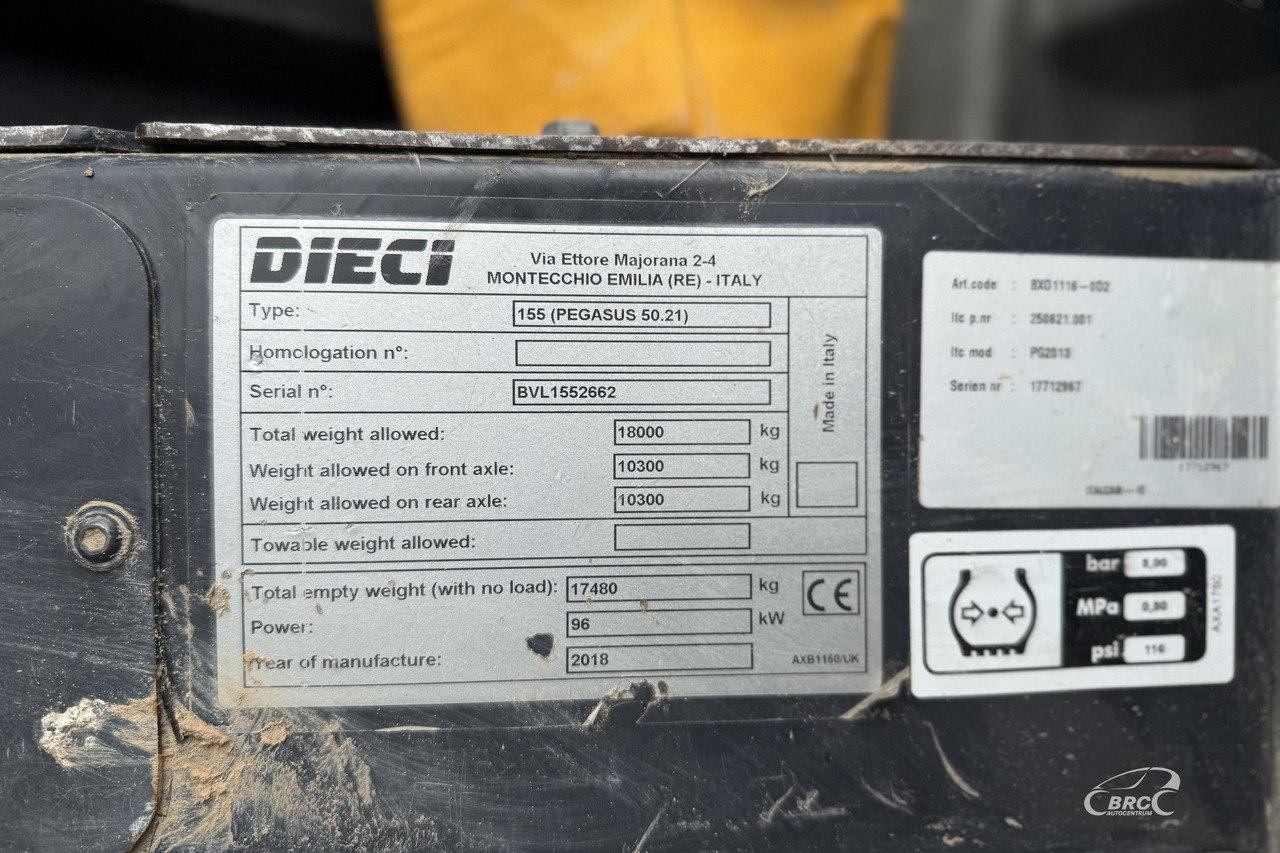 Teleskopski utovarivač na točkovima Dieci Pegasus: slika 13 Teleskopski utovarivač na točkovima Dieci Pegasus: slika 13