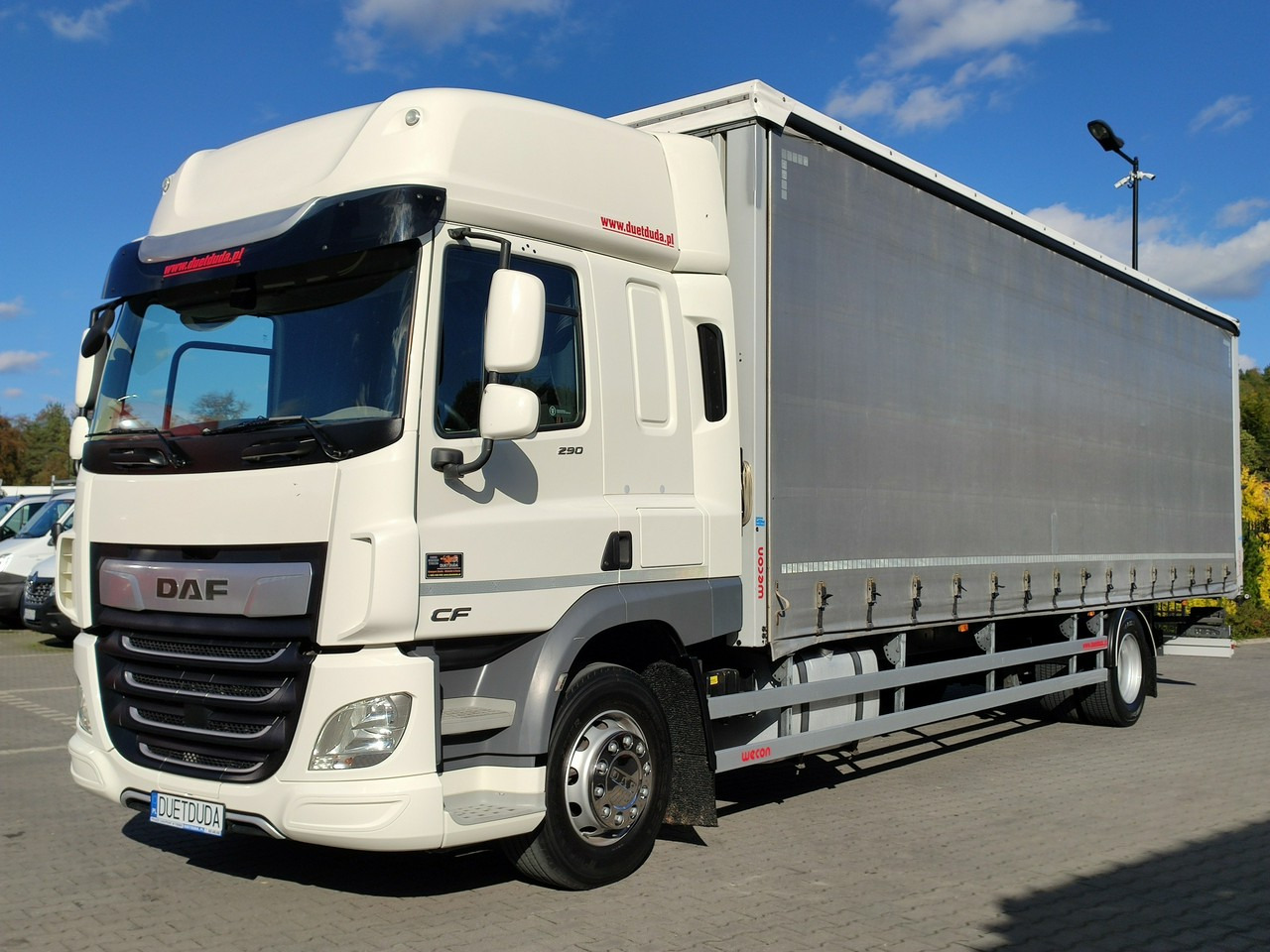 DAF CF 290 E6 Firana Tył Drzwi Dach Podnoszony / Zsuwany Długi 9.30m - Kamion sa ceradom: slika 2 DAF CF 290 E6 Firana Tył Drzwi Dach Podnoszony / Zsuwany Długi 9.30m - Kamion sa ceradom: slika 2