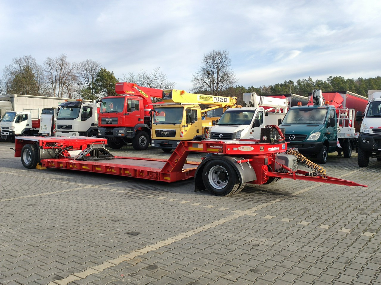 EMTECH PCN 18 PNZ-S Tiefbett zagłębiana Rozsuwana UNIKAT JAK NOWA - Niska prikolica za prevoz: slika 3 EMTECH PCN 18 PNZ-S Tiefbett zagłębiana Rozsuwana UNIKAT JAK NOWA - Niska prikolica za prevoz: slika 3