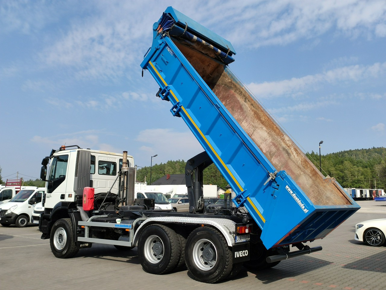 Istovarivač Iveco Trakker 360 EEV Manual 6x4 Wywrot 3-stronny Hydroburta Bok i Tył: slika 14