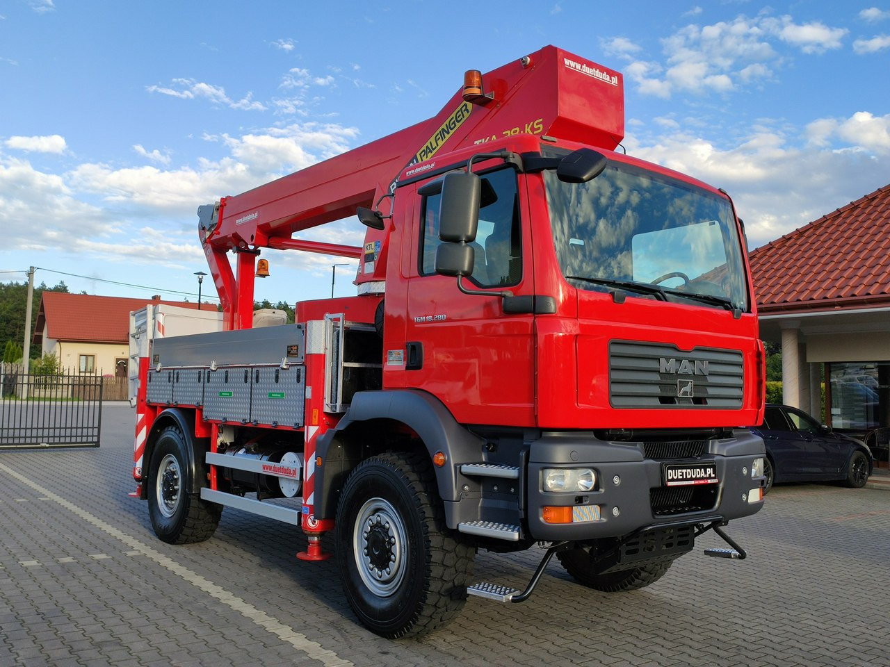 MAN TGM 18.280 4x4 Zwyżka Bison Palfinger TKA 28 Podnośnik Koszowy - Vazdušna platforma montirana na kamion: slika 5 MAN TGM 18.280 4x4 Zwyżka Bison Palfinger TKA 28 Podnośnik Koszowy - Vazdušna platforma montirana na kamion: slika 5