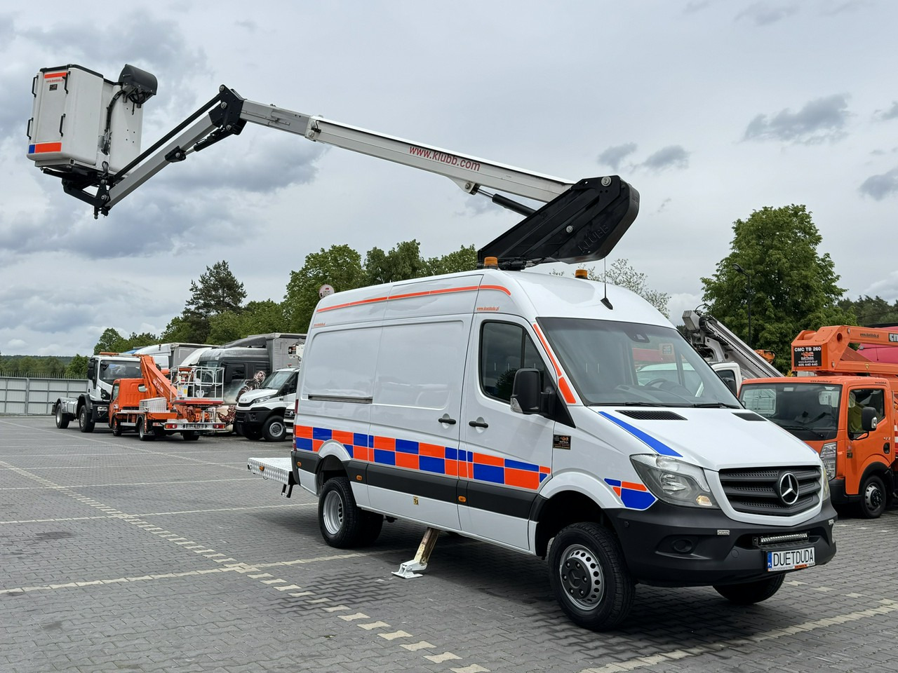 Mercedes Sprinter Zwyżka Podnośnik Koszowy KLUBB K42P UDT WUMAG GSR - Vazdušna platforma montirana na kamion: slika 3 Mercedes Sprinter Zwyżka Podnośnik Koszowy KLUBB K42P UDT WUMAG GSR - Vazdušna platforma montirana na kamion: slika 3