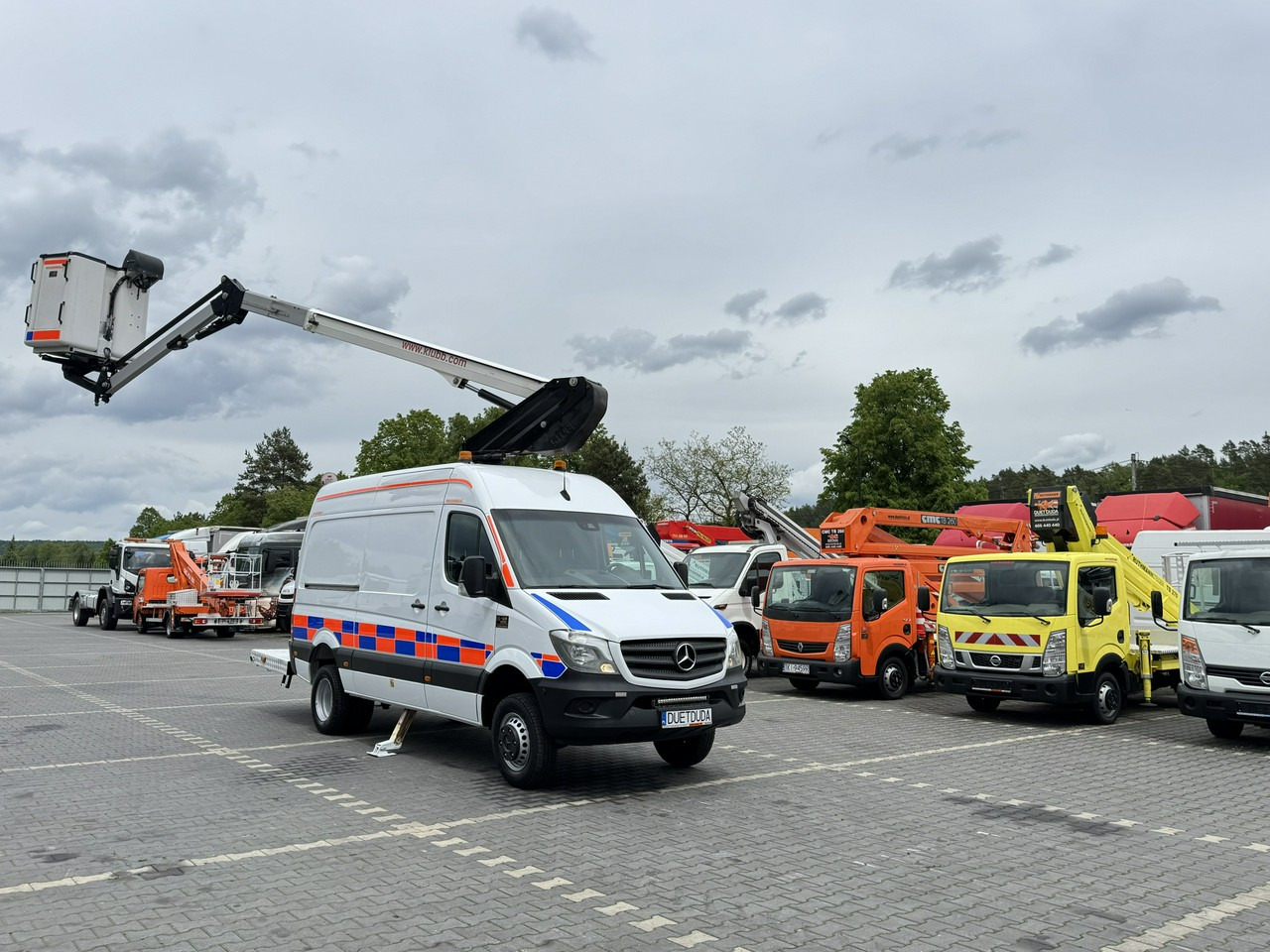 Mercedes Sprinter Zwyżka Podnośnik Koszowy KLUBB K42P UDT WUMAG GSR - Vazdušna platforma montirana na kamion: slika 5 Mercedes Sprinter Zwyżka Podnośnik Koszowy KLUBB K42P UDT WUMAG GSR - Vazdušna platforma montirana na kamion: slika 5