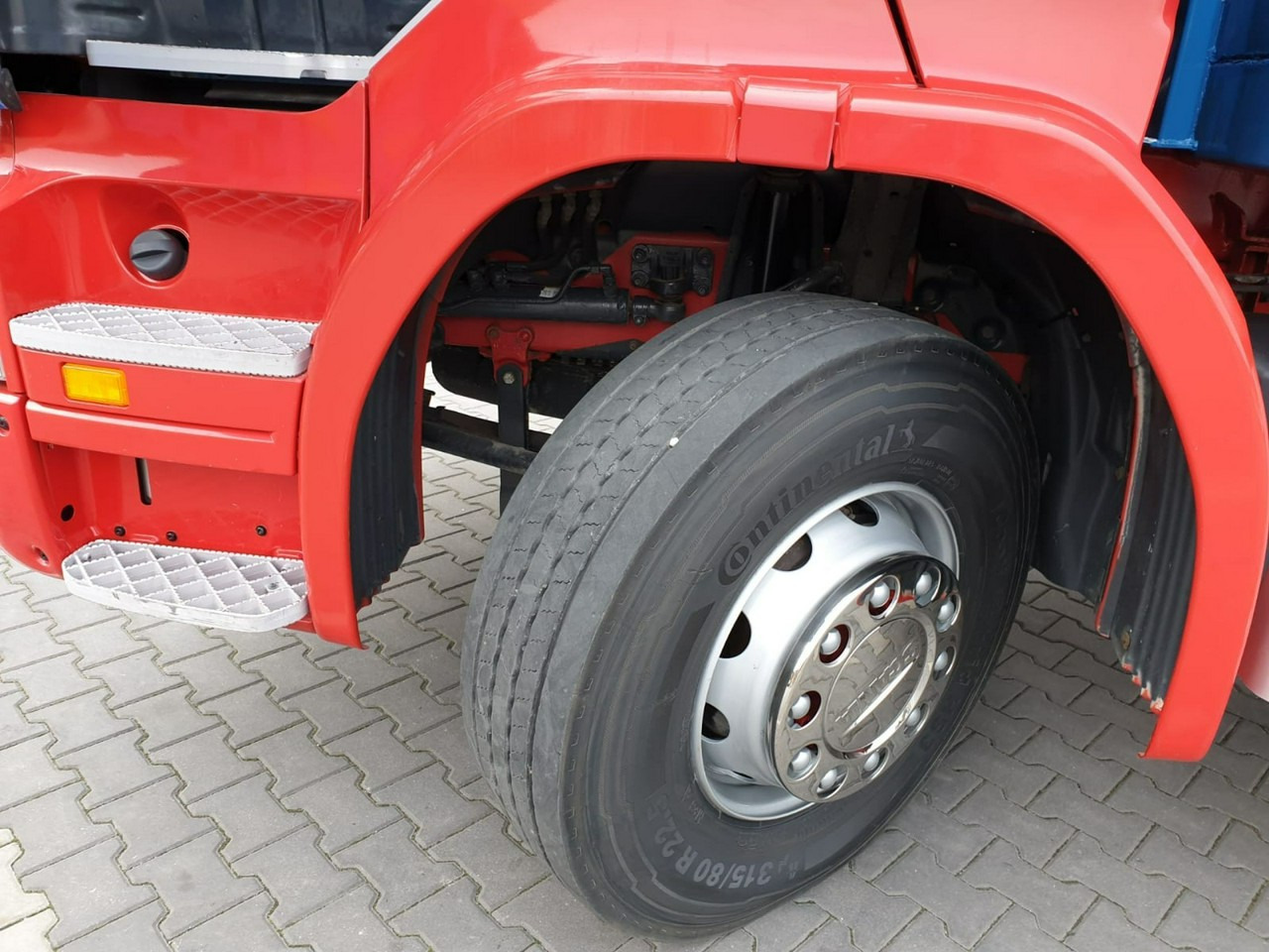 Kamion sa tovarnim sandukom, Kamion sa dizalicom Scania R 400 LB 6x2 HDS Budowlanka Widły Oś Skrętna Super Stan: slika 10