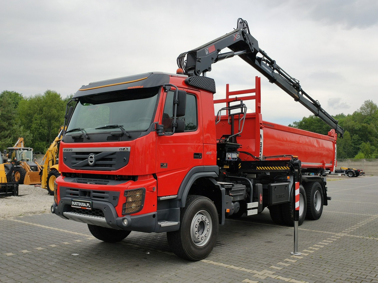 Volvo FMX 410 6x4 13L HDS Radiowy Hydroburta - Istovarivač, Kamion sa dizalicom: slika 1 Volvo FMX 410 6x4 13L HDS Radiowy Hydroburta - Istovarivač, Kamion sa dizalicom: slika 1