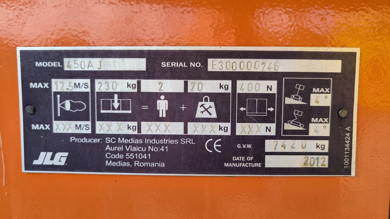 Lizing JLG 450 AJ JLG 450 AJ: slika 8 Lizing JLG 450 AJ JLG 450 AJ: slika 8