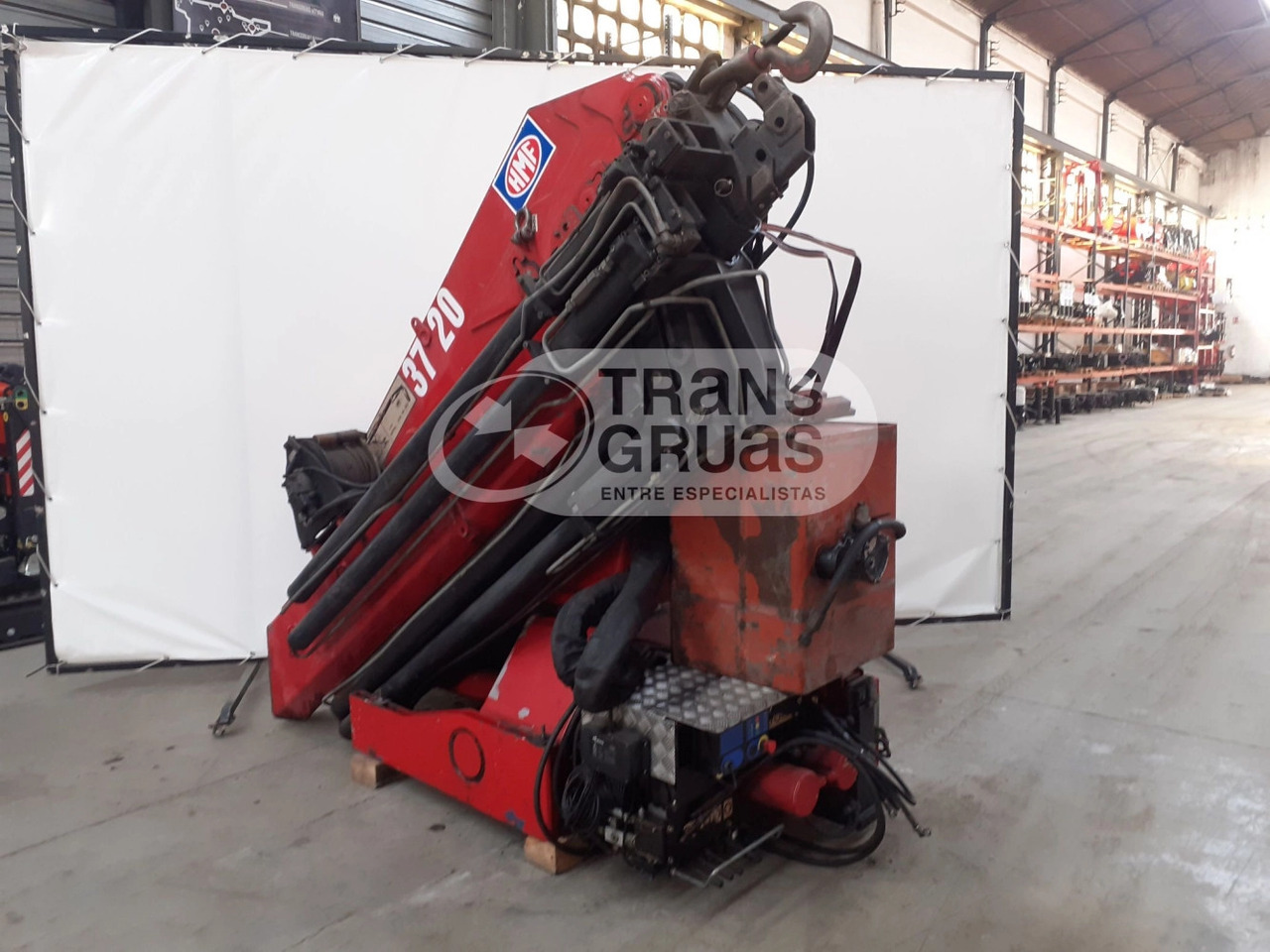 Grúa HMF 3720 K6 - Kran za kamion za Kamion: slika 4 Grúa HMF 3720 K6 - Kran za kamion za Kamion: slika 4