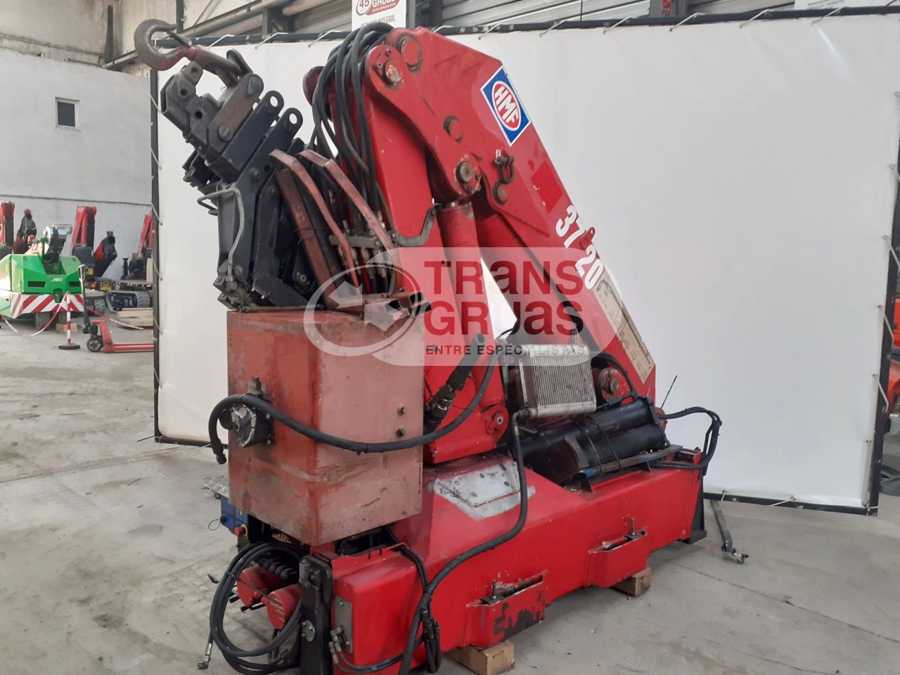 Grúa HMF 3720 K6 - Kran za kamion za Kamion: slika 3 Grúa HMF 3720 K6 - Kran za kamion za Kamion: slika 3