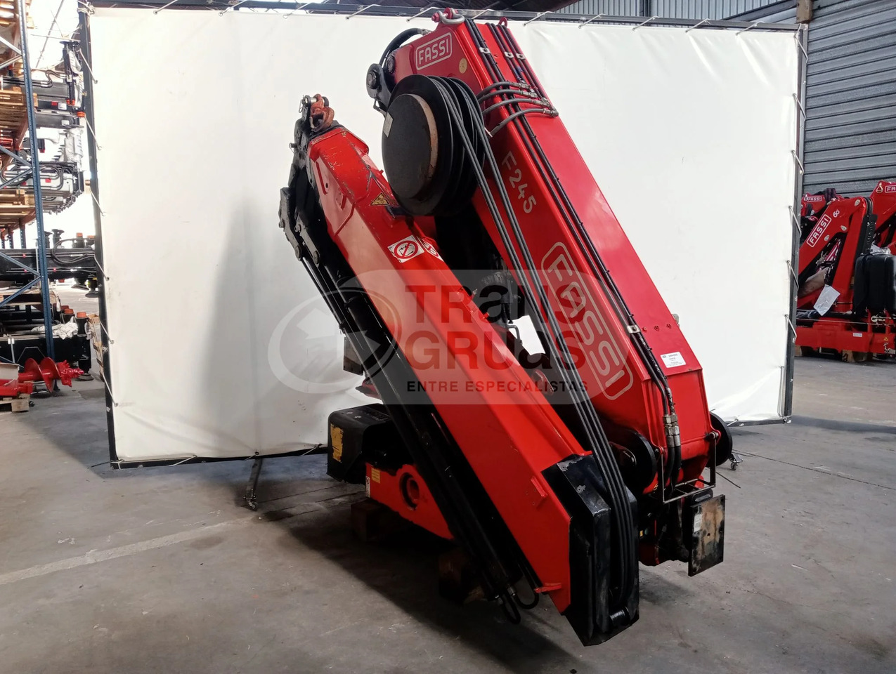Grúa hidráulica Fassi F245A.2.25 E-DYNAMIC - Kran za kamion: slika 4 Grúa hidráulica Fassi F245A.2.25 E-DYNAMIC - Kran za kamion: slika 4