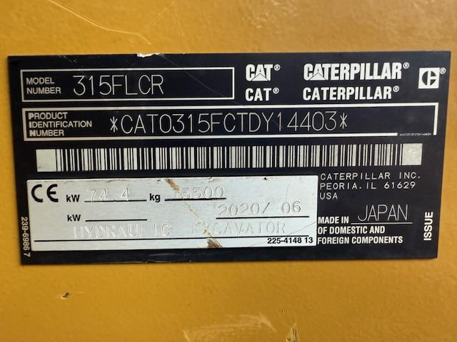 Cat 315 F LCR - Bager guseničar: slika 5 Cat 315 F LCR - Bager guseničar: slika 5