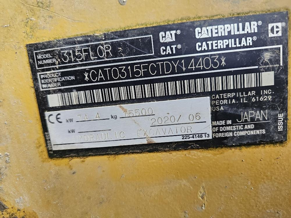 Cat 315 F LCR - Bager guseničar: slika 5 Cat 315 F LCR - Bager guseničar: slika 5