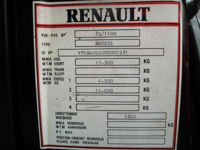 Renault G 260 - Vatrogasni kamion: slika 5 Renault G 260 - Vatrogasni kamion: slika 5