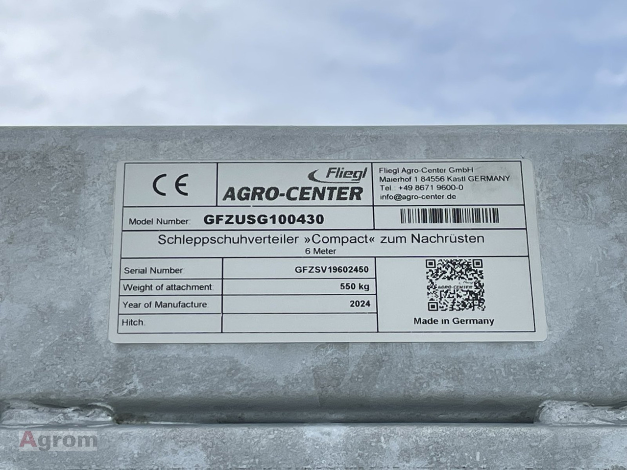 Novu Deponator gnojnice Fliegl Schleppschuhverteiler Compact 6,0 m: slika 6 Novu Deponator gnojnice Fliegl Schleppschuhverteiler Compact 6,0 m: slika 6