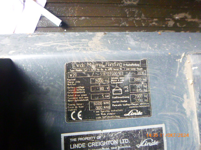 LINDE W20 2022 BATTERY!!! - Vučno vozilo: slika 2 LINDE W20 2022 BATTERY!!! - Vučno vozilo: slika 2