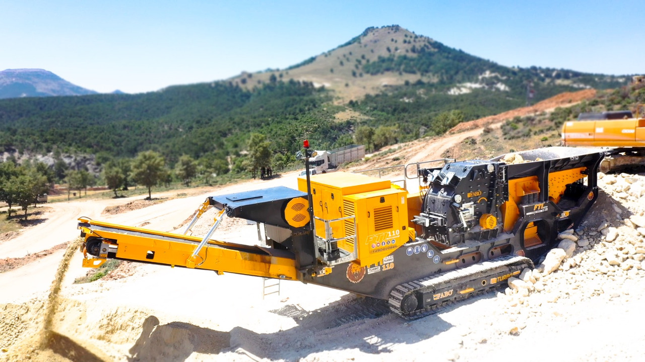 FABO Mobile crusher - Mobilna drobilica: slika 1 FABO Mobile crusher - Mobilna drobilica: slika 1