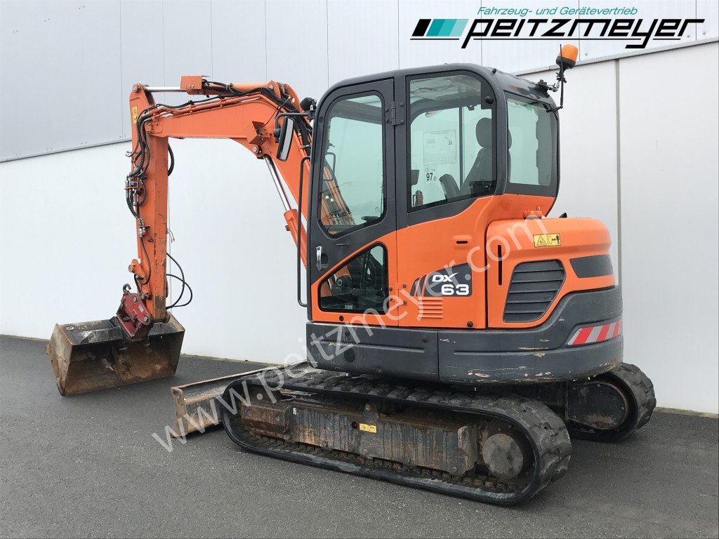 Doosan Kettenbagger DX 63-3 PowerTilt 070 , MS 03, mehrfach vorhanden - Mini bager: slika 4 Doosan Kettenbagger DX 63-3 PowerTilt 070 , MS 03, mehrfach vorhanden - Mini bager: slika 4