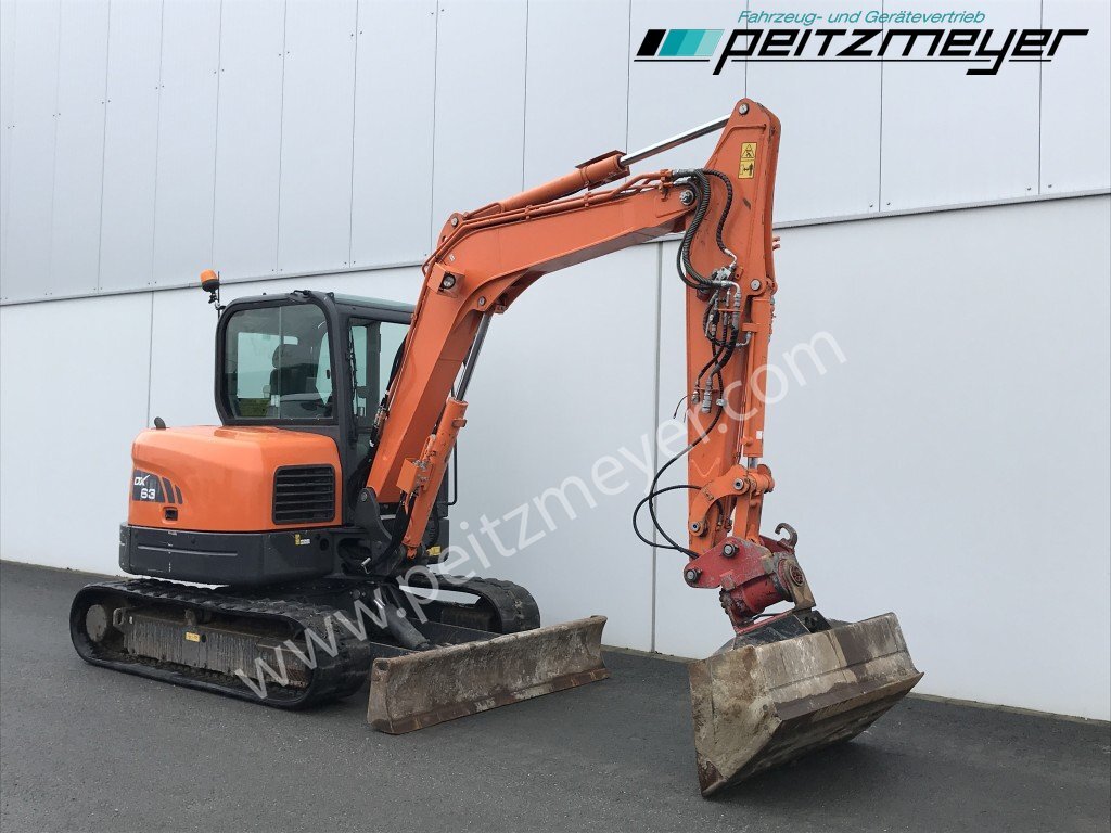 Doosan Kettenbagger DX 63-3 PowerTilt 070 , MS 03, mehrfach vorhanden - Mini bager: slika 2 Doosan Kettenbagger DX 63-3 PowerTilt 070 , MS 03, mehrfach vorhanden - Mini bager: slika 2