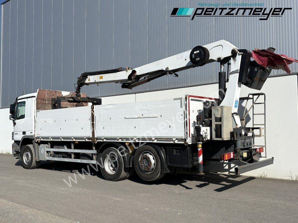 MERCEDES-BENZ Actros 2536 LL Pritsche HMF Heckkran m. Zange Baustoff - Kamion sa tovarnim sandukom, Kamion sa dizalicom: slika 3 MERCEDES-BENZ Actros 2536 LL Pritsche HMF Heckkran m. Zange Baustoff - Kamion sa tovarnim sandukom, Kamion sa dizalicom: slika 3