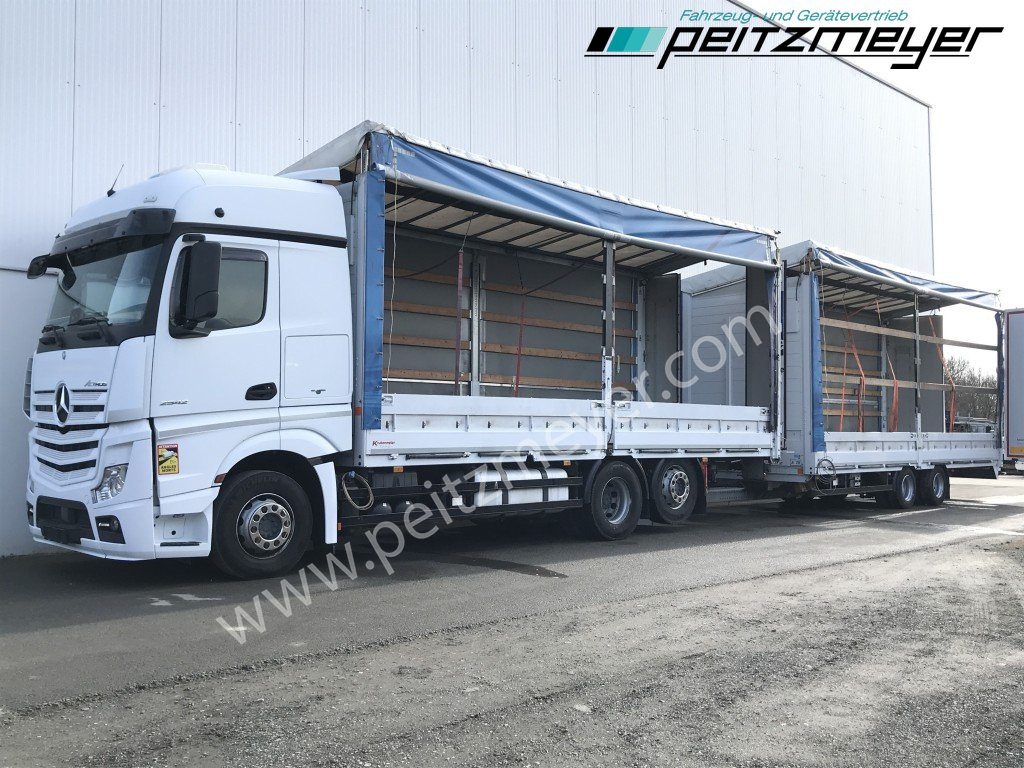 MERCEDES-BENZ Actros 2542 LL Pritsche, EU 6, Klima, Standklima, - Kamion sa ceradom: slika 1 MERCEDES-BENZ Actros 2542 LL Pritsche, EU 6, Klima, Standklima, - Kamion sa ceradom: slika 1