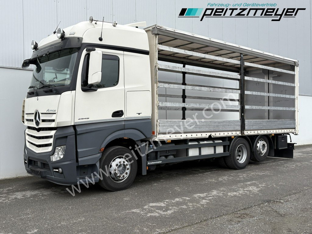 MERCEDES-BENZ Actros 2545 LL Pritsche, Klima, Standklima, PPC, EU 6 MP 4 - Edscha - Kamion sa ceradom: slika 1 MERCEDES-BENZ Actros 2545 LL Pritsche, Klima, Standklima, PPC, EU 6 MP 4 - Edscha - Kamion sa ceradom: slika 1