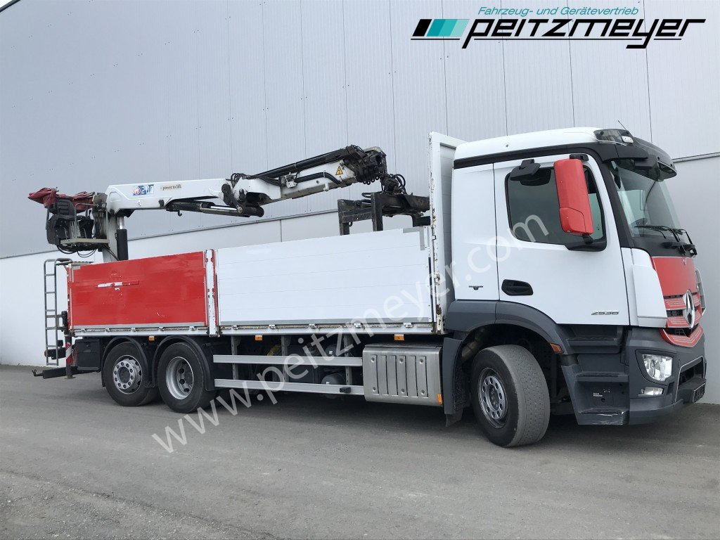 MERCEDES-BENZ Antos 2536 LL Pritsche HMF 2110-L5 5 fach Ausschub mit Steinzange - Kamion sa tovarnim sandukom, Kamion sa dizalicom: slika 2 MERCEDES-BENZ Antos 2536 LL Pritsche HMF 2110-L5 5 fach Ausschub mit Steinzange - Kamion sa tovarnim sandukom, Kamion sa dizalicom: slika 2