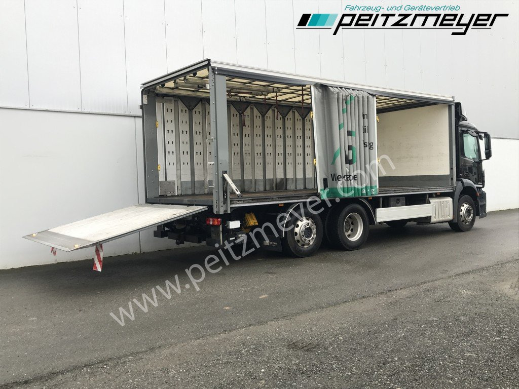 MERCEDES-BENZ Antos 2543 LL Getränke Schiebeplane Retarder, 2 x AHK, LBW 2 t., Lenkachse - Kamion za prevoz boca: slika 3 MERCEDES-BENZ Antos 2543 LL Getränke Schiebeplane Retarder, 2 x AHK, LBW 2 t., Lenkachse - Kamion za prevoz boca: slika 3