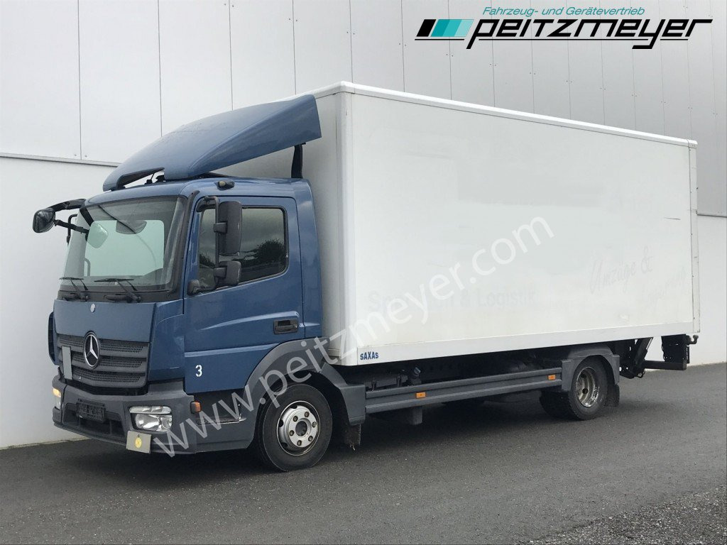 MERCEDES-BENZ Atego 818 L Koffer + LBW Euro 6, Klima, AHK, - Kamion sa zatvorenim sandukom: slika 1 MERCEDES-BENZ Atego 818 L Koffer + LBW Euro 6, Klima, AHK, - Kamion sa zatvorenim sandukom: slika 1