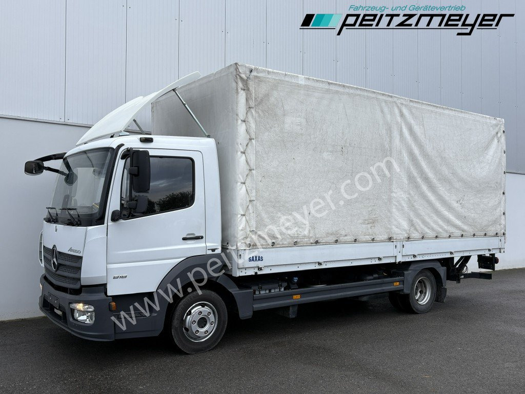 MERCEDES-BENZ Atego 818 L Pritsche + LBW, Klima, 3 Sitzer, 94 tkm - Kamion sa ceradom: slika 1 MERCEDES-BENZ Atego 818 L Pritsche + LBW, Klima, 3 Sitzer, 94 tkm - Kamion sa ceradom: slika 1