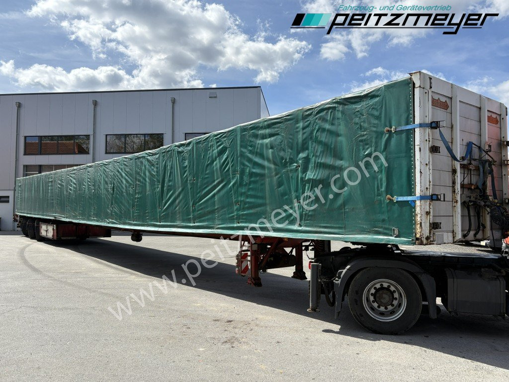 NOOTEBOOM ( NL ) Pritschenauflieger ausziehbar OVB-48-03V hydr. gelenkt Fernsteuerung, 26,35 m unter Plane - Poluprikolica sa ceradom: slika 4 NOOTEBOOM ( NL ) Pritschenauflieger ausziehbar OVB-48-03V hydr. gelenkt Fernsteuerung, 26,35 m unter Plane - Poluprikolica sa ceradom: slika 4