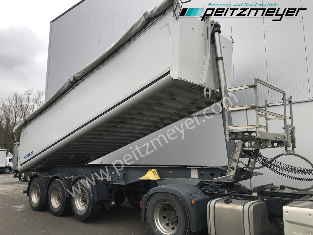 SCHMITZ 3 Achs Kippauflieger SKI24SL7.2 Verschleißboden 5mm neu Alu - Stahl, ca. 26 m³, Getreideschieber - Poluprikolica istovarivača: slika 3 SCHMITZ 3 Achs Kippauflieger SKI24SL7.2 Verschleißboden 5mm neu Alu - Stahl, ca. 26 m³, Getreideschieber - Poluprikolica istovarivača: slika 3
