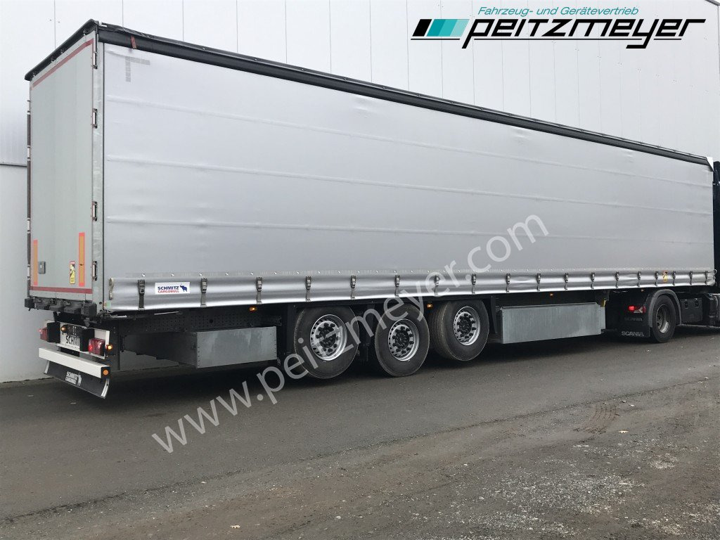 SCHMITZ SCS verzinkt, Edscha, 2 x Liftachse, Palettenk. - Poluprikolica sa ceradom: slika 1 SCHMITZ SCS verzinkt, Edscha, 2 x Liftachse, Palettenk. - Poluprikolica sa ceradom: slika 1