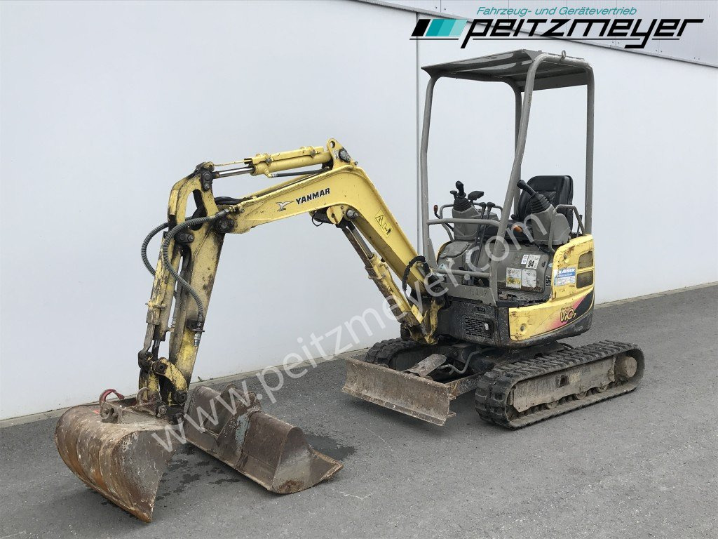 YANMAR MINIBAGGER Vio 17 verstellbares Fahrwerk Schnellwechsler mit 60 er und 100 Löffel - Mini bager: slika 1 YANMAR MINIBAGGER Vio 17 verstellbares Fahrwerk Schnellwechsler mit 60 er und 100 Löffel - Mini bager: slika 1