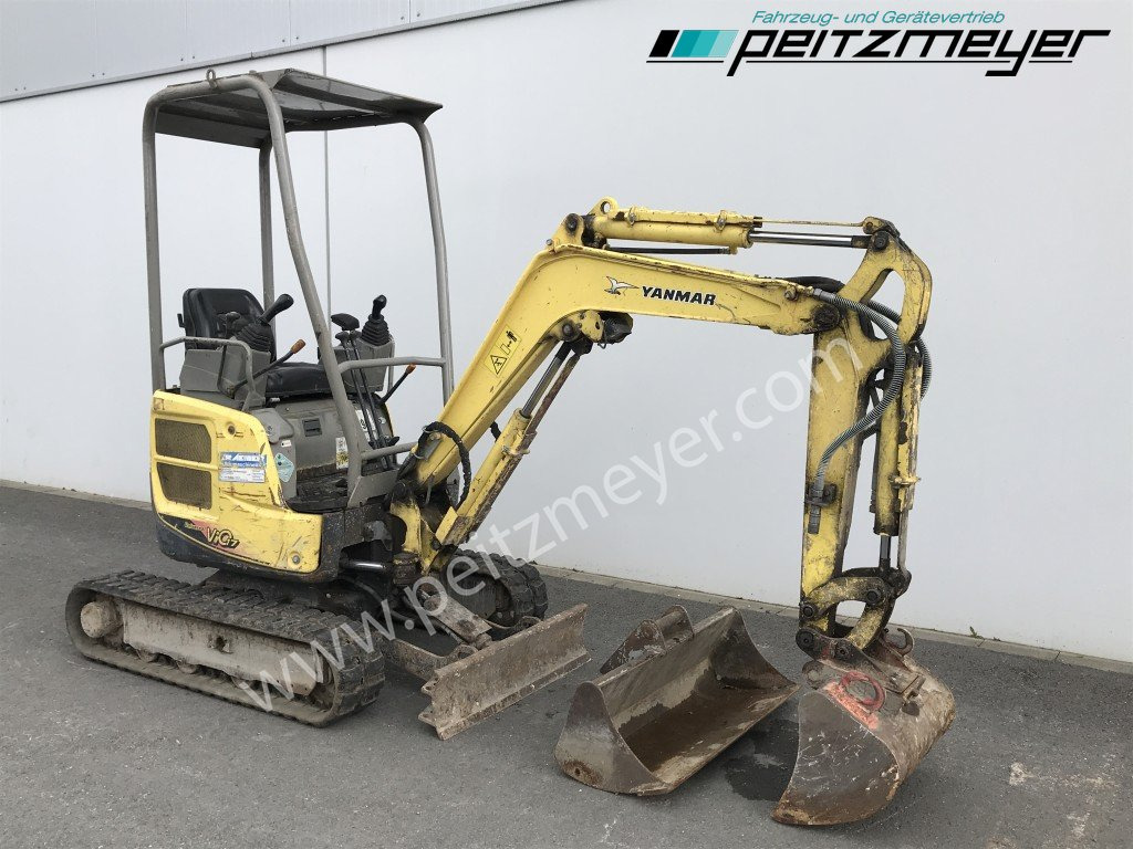 YANMAR MINIBAGGER Vio 17 verstellbares Fahrwerk Schnellwechsler mit 60 er und 100 Löffel - Mini bager: slika 2 YANMAR MINIBAGGER Vio 17 verstellbares Fahrwerk Schnellwechsler mit 60 er und 100 Löffel - Mini bager: slika 2