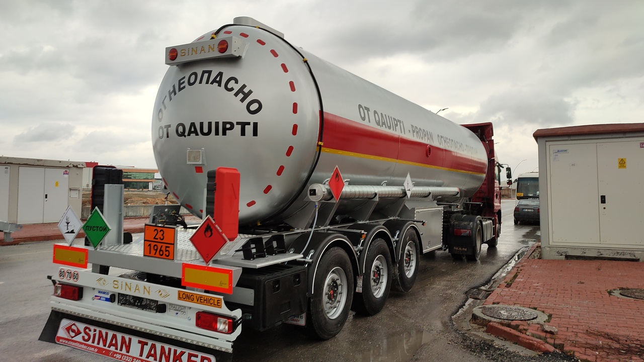 Sinan tanker LPG tanker - Газовоз - Poluprikolica cisterna: slika 1 Sinan tanker LPG tanker - Газовоз - Poluprikolica cisterna: slika 1