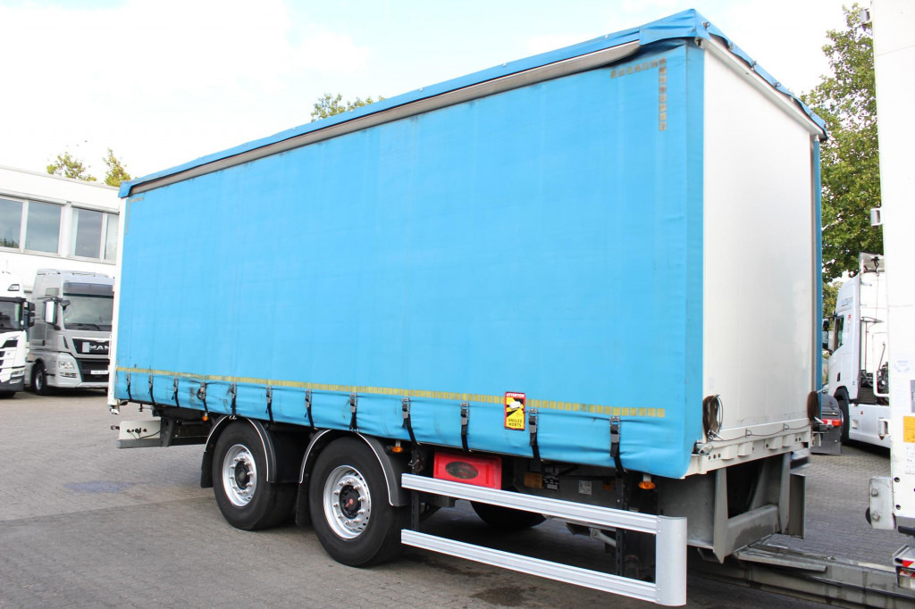 Fruehauf Fruehauf 2-Achser SAF Edscha Alu Bordwände - Prikolica sa ceradom: slika 1 Fruehauf Fruehauf 2-Achser SAF Edscha Alu Bordwände - Prikolica sa ceradom: slika 1