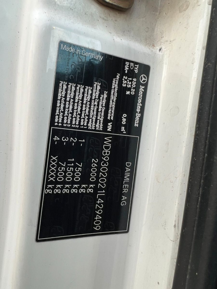 Mercedes-Benz Actros 2532 6x2 MP3 Faun Power Press 524 - Kamion za smeće: slika 5 Mercedes-Benz Actros 2532 6x2 MP3 Faun Power Press 524 - Kamion za smeće: slika 5