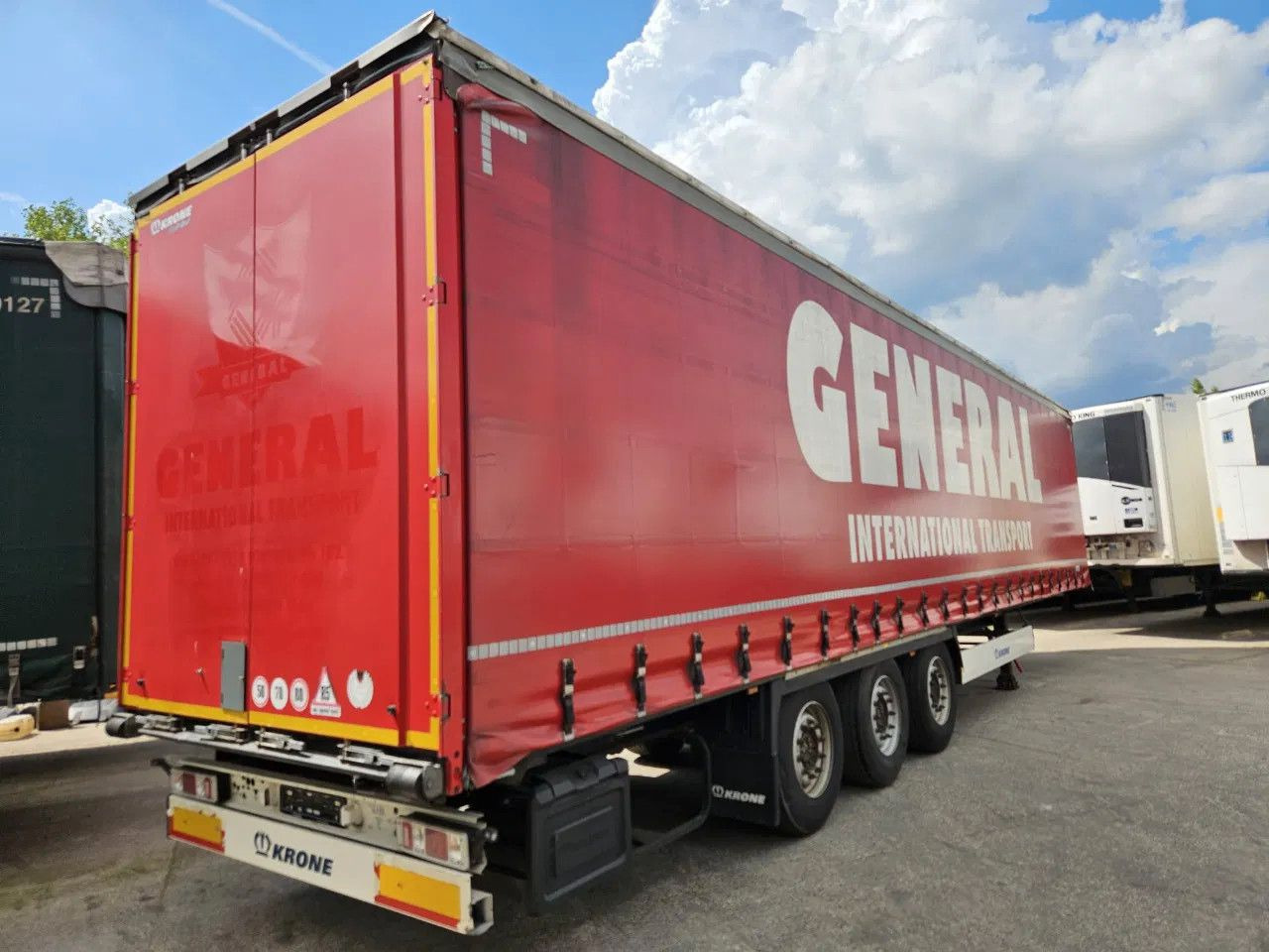 Krone SD XL Code, Lifting Axle A - Poluprikolica sa ceradom: slika 5 Krone SD XL Code, Lifting Axle A - Poluprikolica sa ceradom: slika 5