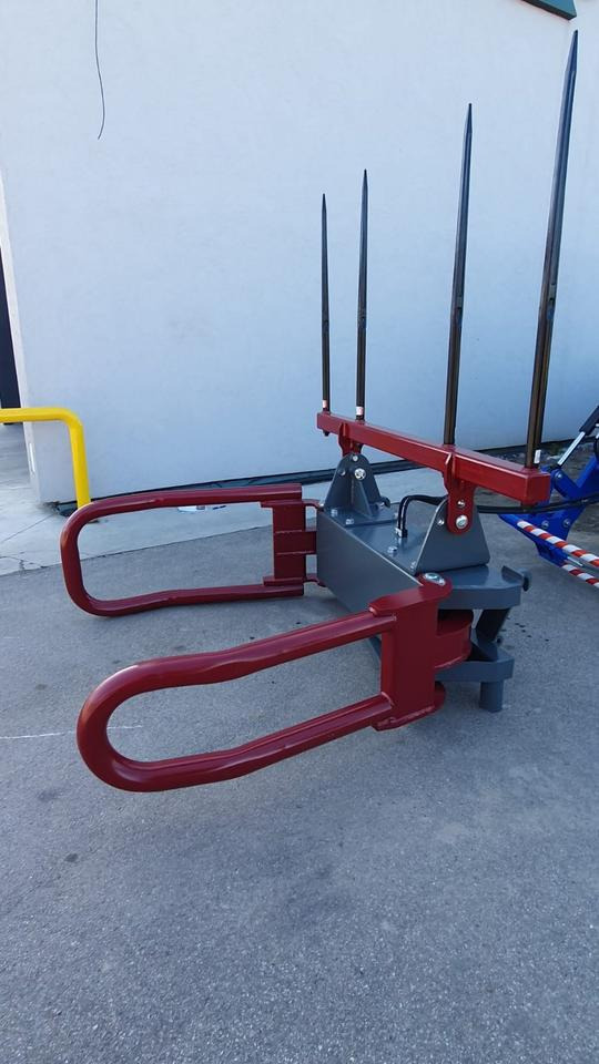 Ballenzange mit Zinken Rundbellenzange Silozange Frontlader Euro - Stezaljka: slika 2 Ballenzange mit Zinken Rundbellenzange Silozange Frontlader Euro - Stezaljka: slika 2