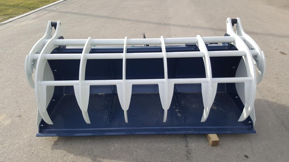 Greifschaufel 2,2m Euro Frontlader Kramer Volvo Radlader Cat - Utovarna kašika: slika 1 Greifschaufel 2,2m Euro Frontlader Kramer Volvo Radlader Cat - Utovarna kašika: slika 1